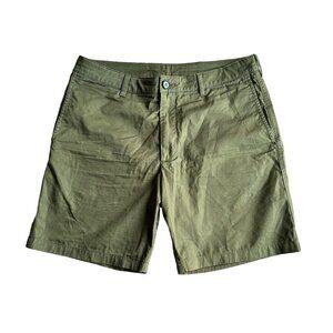Arket Olive Green Trouser Shorts Casual Relaxed Womens Size 8 or EU 50